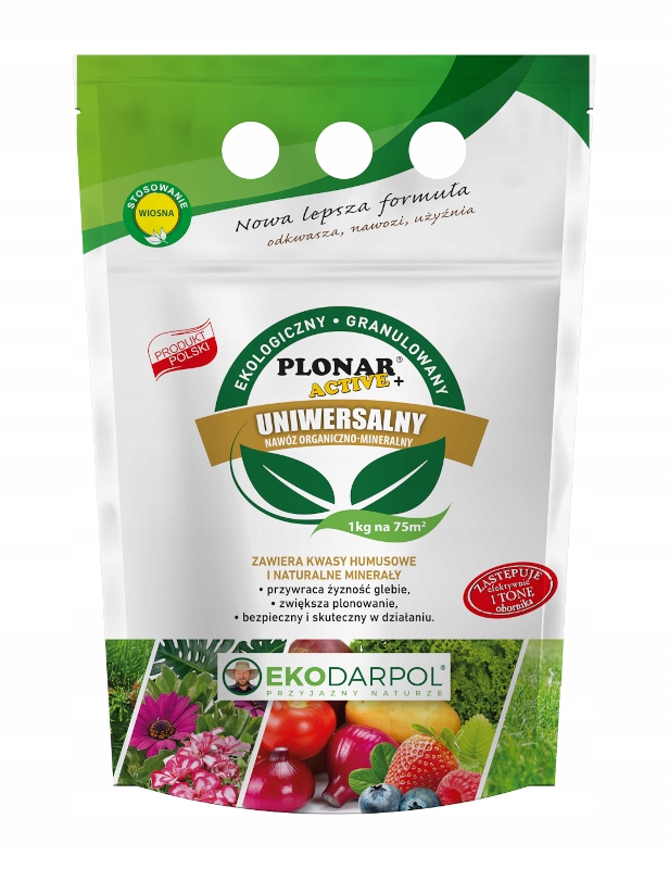 

Plonar Active Plus 1kg Naturalny zastępuje Obornik