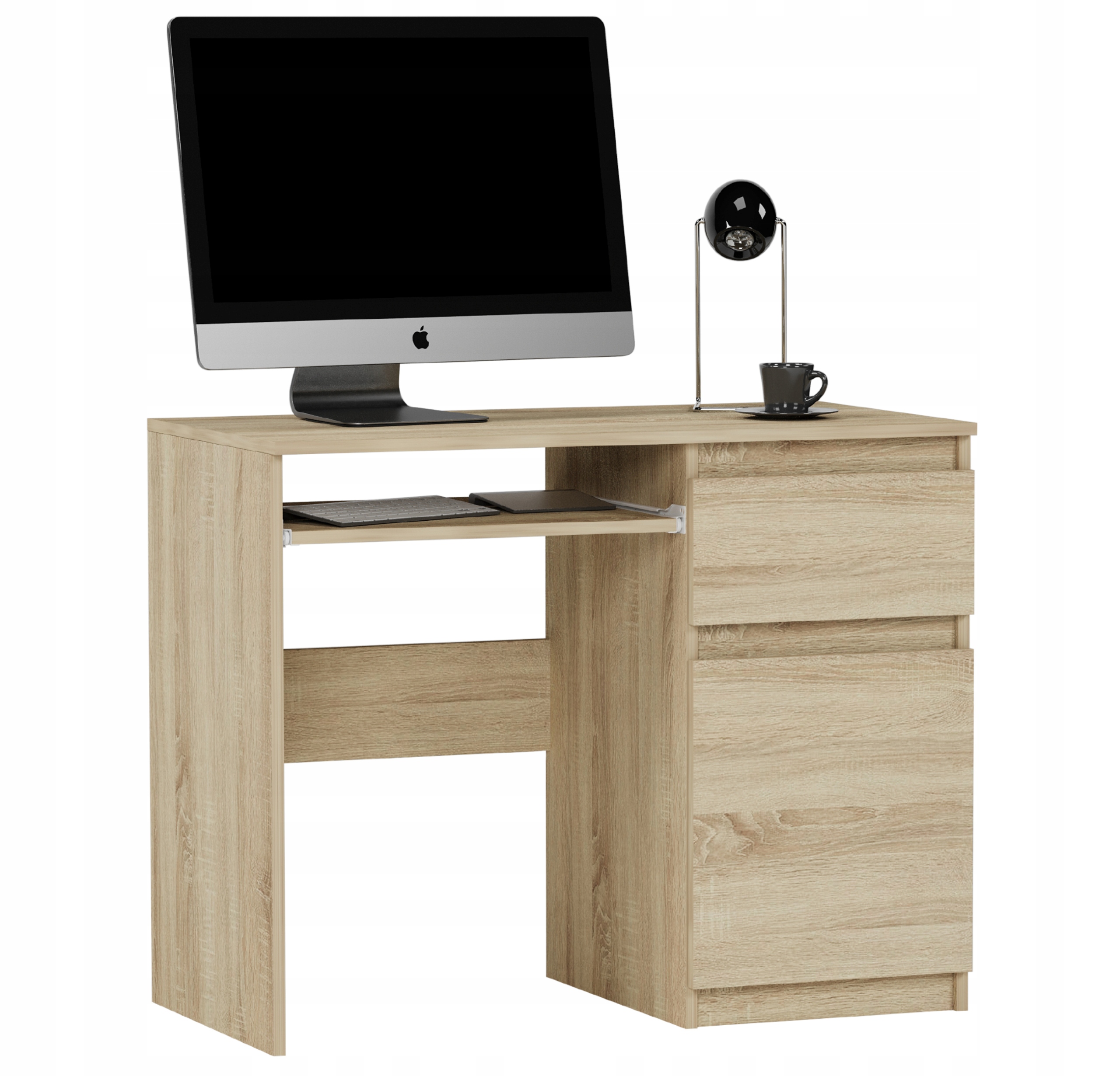 Meble Biurko komputerowe stolik 90cm sonoma N-33 SONOMA