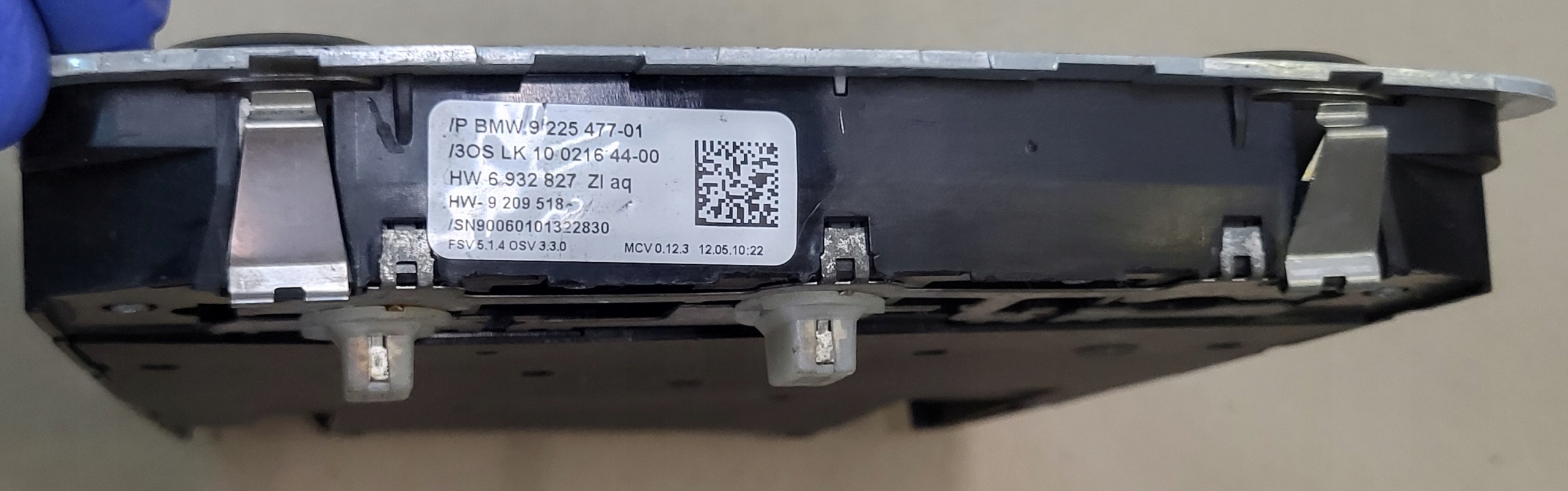 FANALE CIELO INTERNO OSWIETLENIE interna Anteriore nero BMW 3 E90 E91 Originale