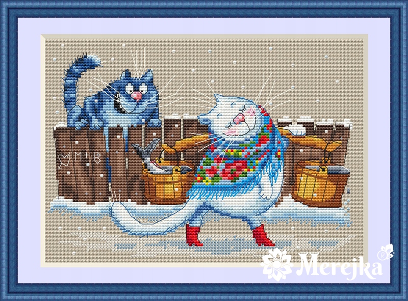 Sada pro křížkovou výšivku „Moje miláčku!“ (Plátno) 14x18