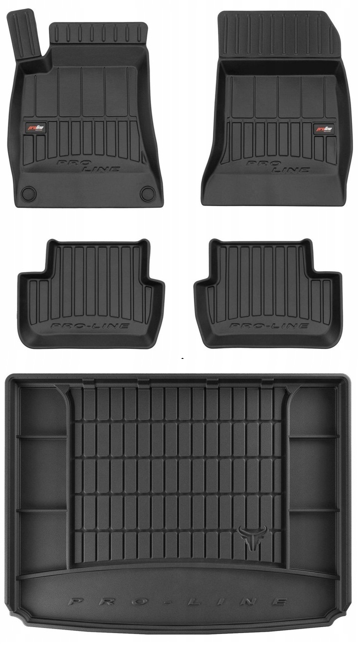 Set 3D gumové rohože Mercedes B W246 2011-2018 g