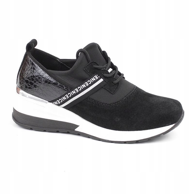 Filippo DP1388 Černé Polobotky Tenisky Kůže vel 38