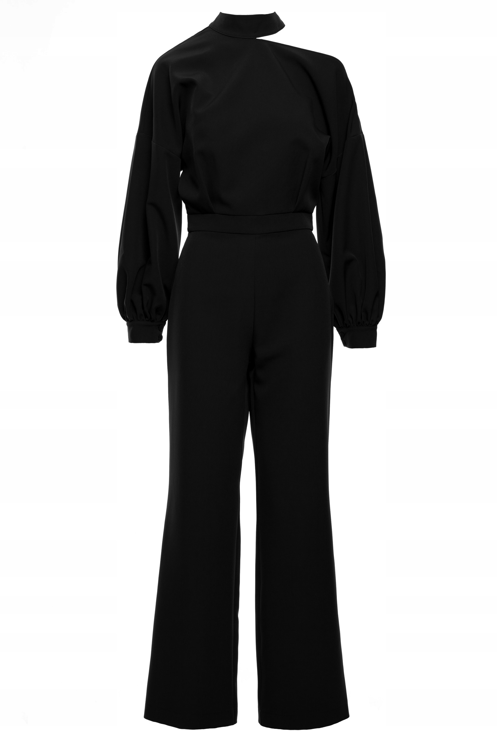 KOMBINEZON ELEGANCKI DAMSKI KOBIECY WYGODNY DŁUGIE NOGAWKI CZARNY XL 42 Rodzaj elegancki