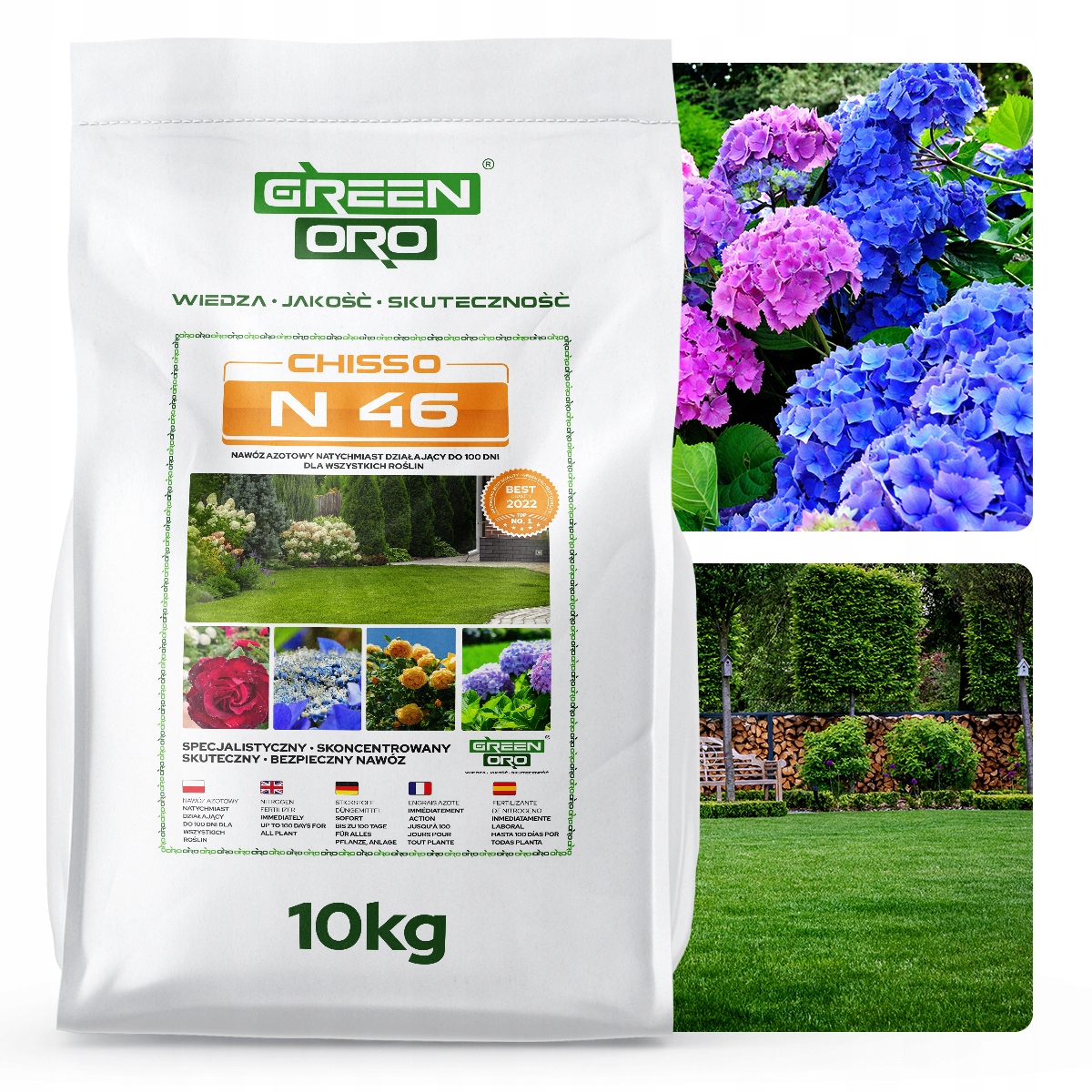 

Nawóz azotowy Mocznik do Trawy Tui 10kg Green Oro