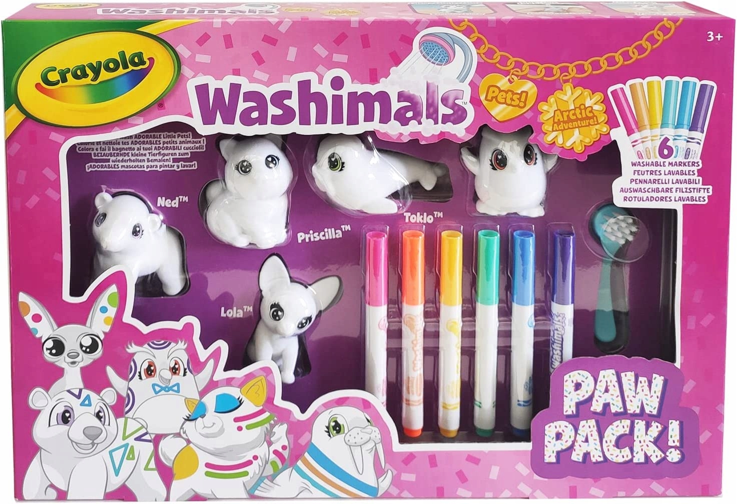 

Crayola Figurki do malowania Washimals zwierzęta