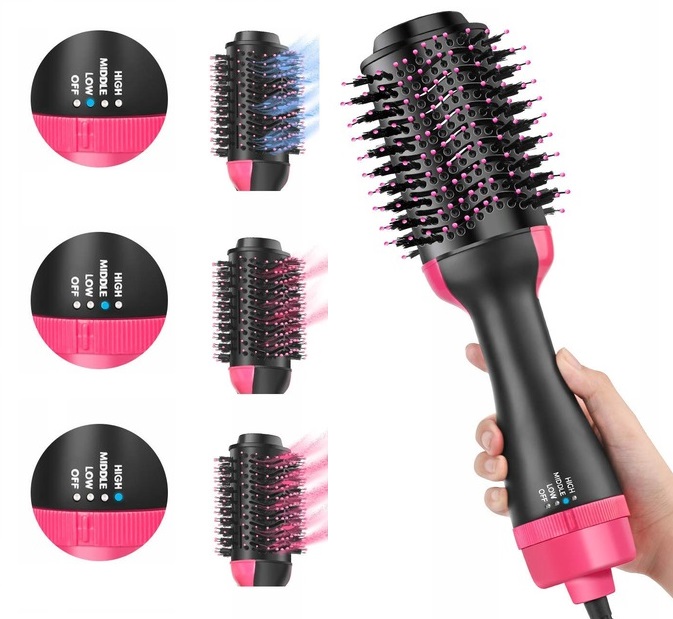 SZCZOTKA I SUSZARKA DO STYLIZACJI WŁOSÓW 2w1 1000W SZCZOTKO SUSZARKA Marka inna marka