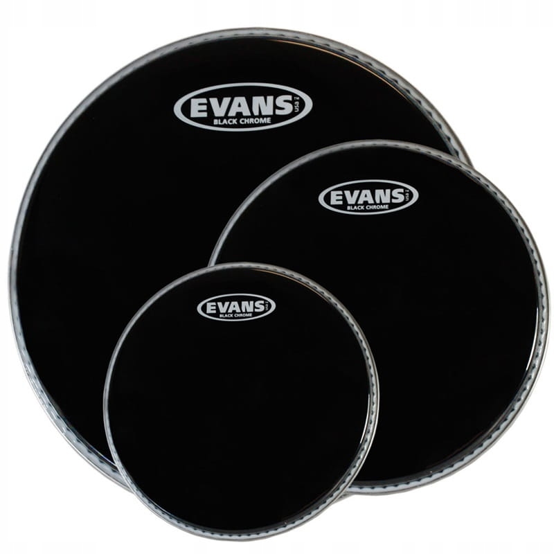 Evans TT08CHR Black Chrome výplet svazek 8"