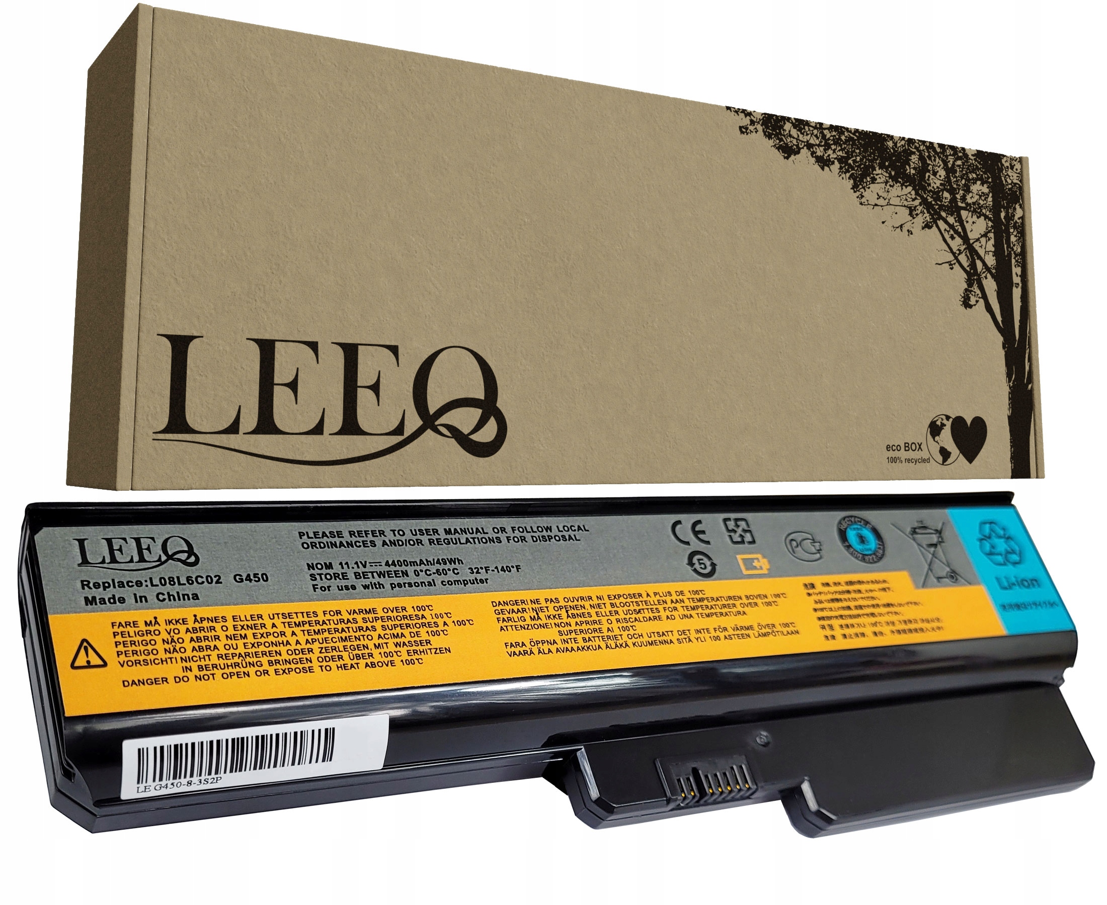 

Bateria do Lenovo IdeaPad G550 G555 N500 Z360