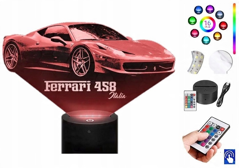 

Lampka na biurko Ferrari Led Plexido