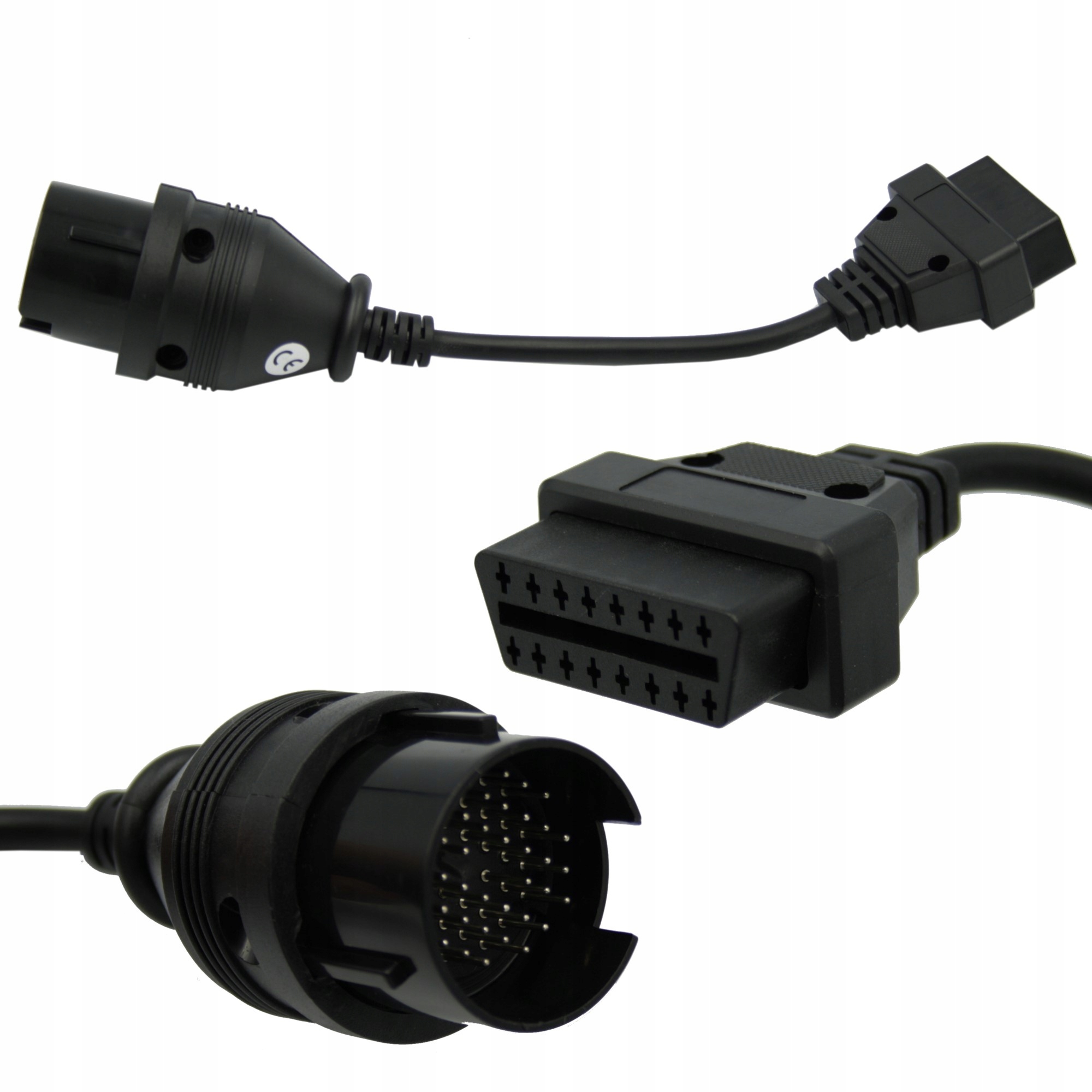 Kabel OBD2 Adapter Przejściówka 38 Pin Mercedes W124 W140 W202 W210