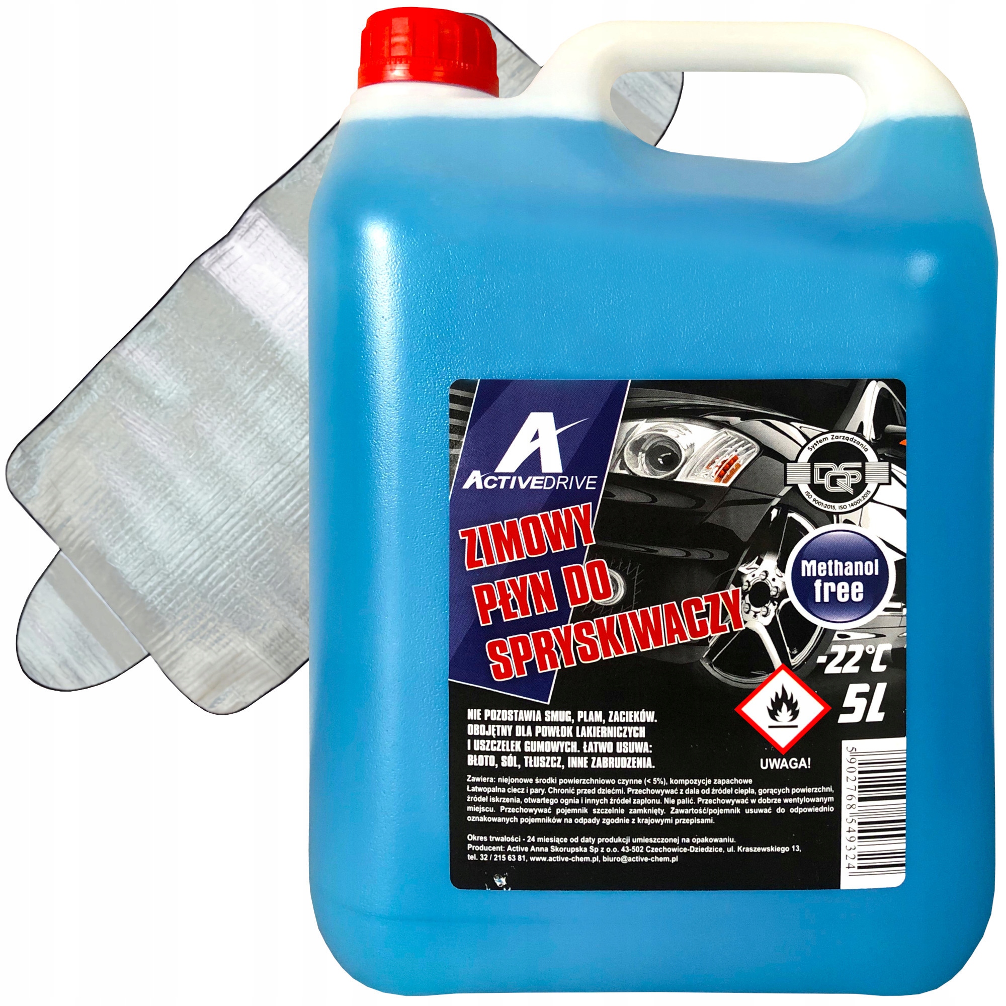 ZIMOWY PŁYN ACTIVEDRIVE + MATA PRZECIWMROZOWA