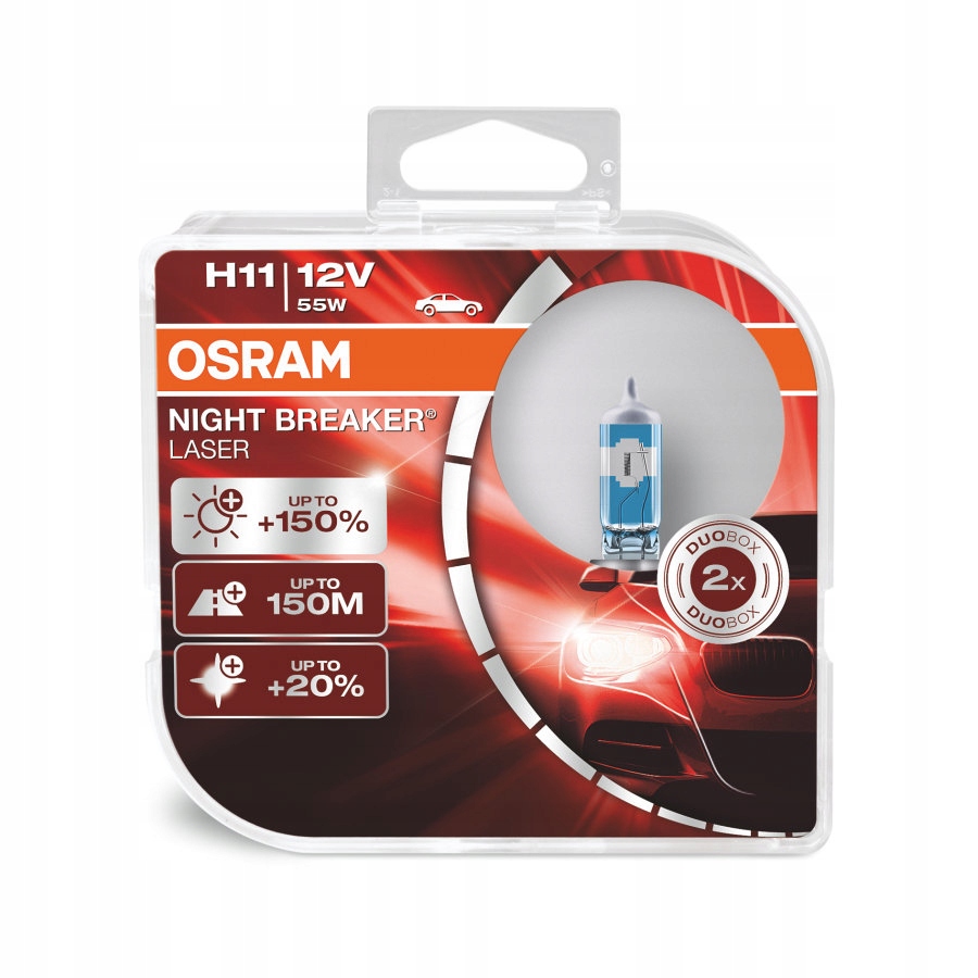 

Osram Żarówki H11 Night Breaker Laser +150% 2 szt.
