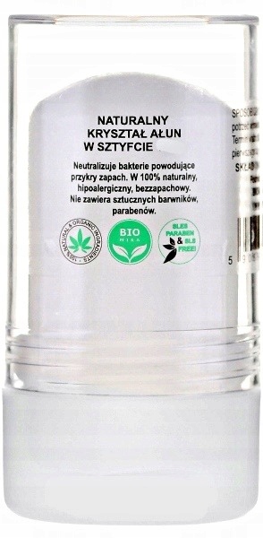 

Ałun sztyft kryształ po goleniu dezodorant 120g
