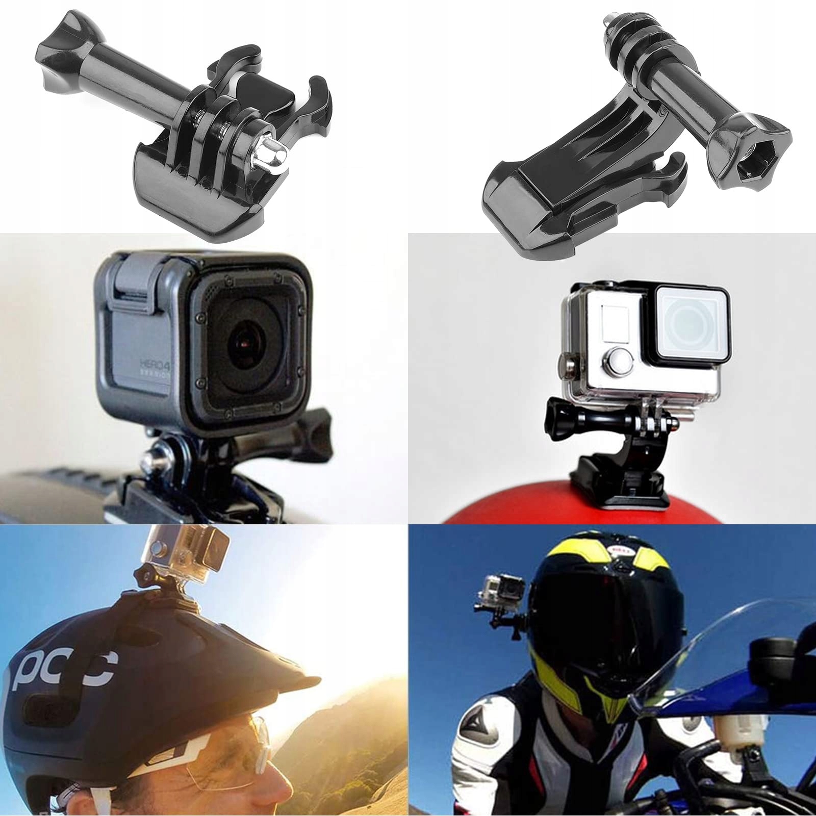 Zestaw Adapterów Mount Do Kamery Sportowej GoPro 9 Szt J Hook CHROMLIVES — miniatura 4