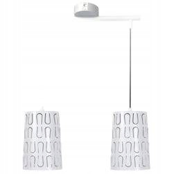 Candellux Vista Závěsné Svítidlo Bílé 2xE27 60W Nastavitelná Výška