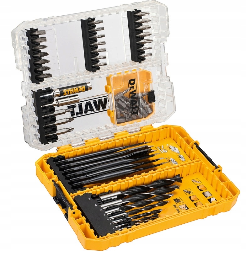 

DeWALT DT70768 Zestaw Wierteł Do Drewna +bity 57pc