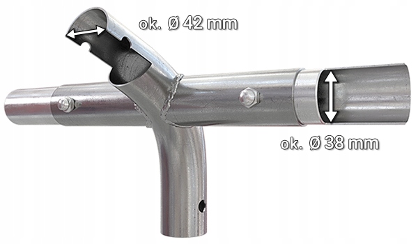 Namiot Pawilon Handlowy 5x8m Letni DAS 240 SF Wysokość 2.91 m