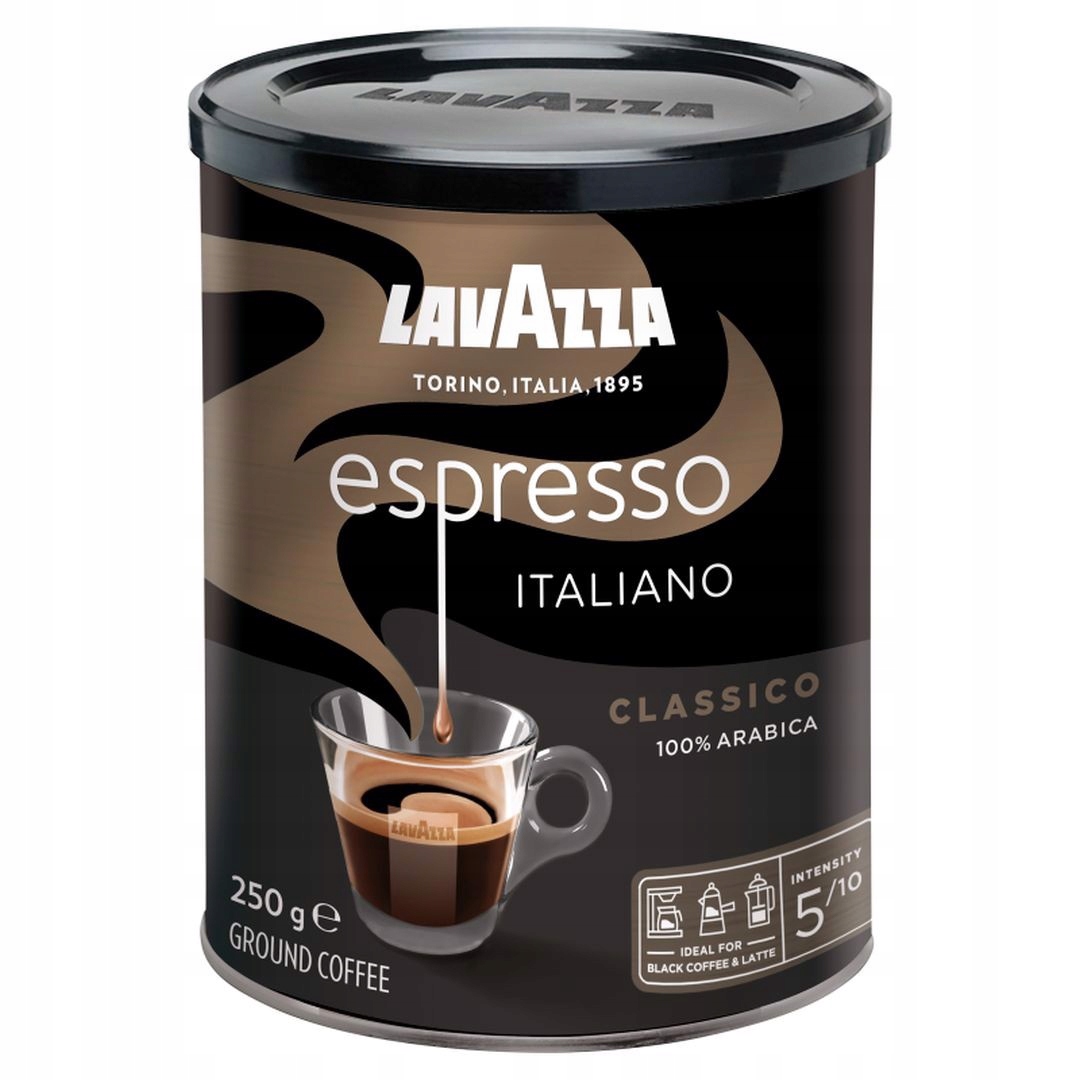 Levně Lavazza Espresso Italiano Classico Mletá pražená káva 250 g