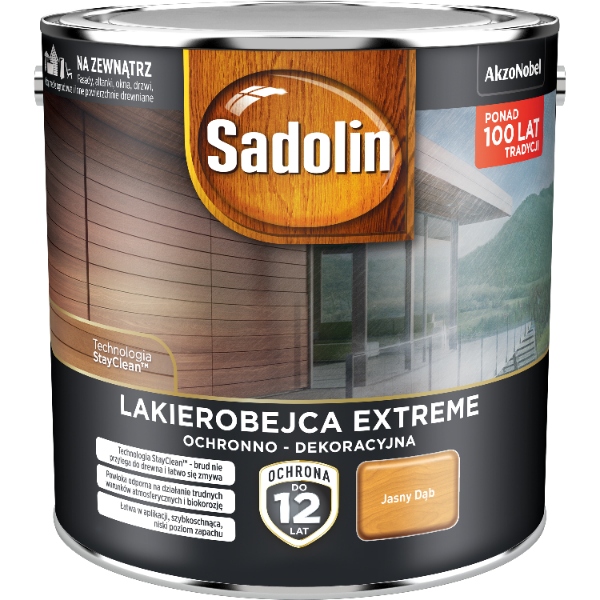 Sadolin Lakierobejca Extreme Jasny Dąb 2,5l