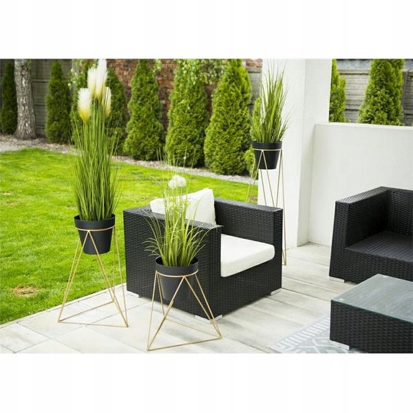 Taras kwietnik stojący 40cm złoty glamour ogrodowy Kod producenta 5908311189085