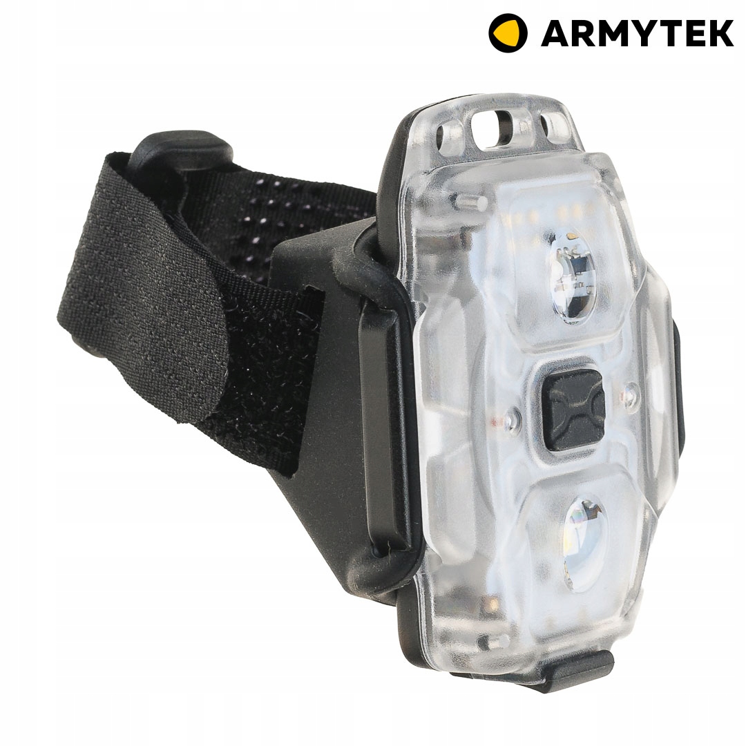 ARMYTEK CRYSTAL PRO Latarka Czołówka Lampka Rowerowa STOP Akcelerometr Grey Kod producenta 6957713003177