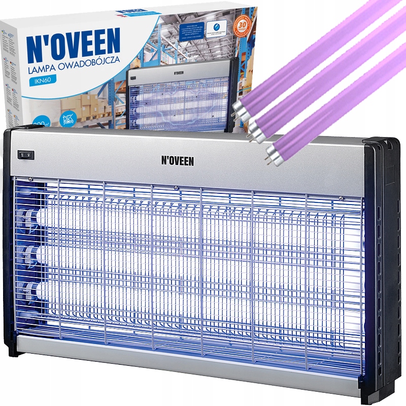 XXL Duża Lampa Owadobójcza Komary Owady Muchy