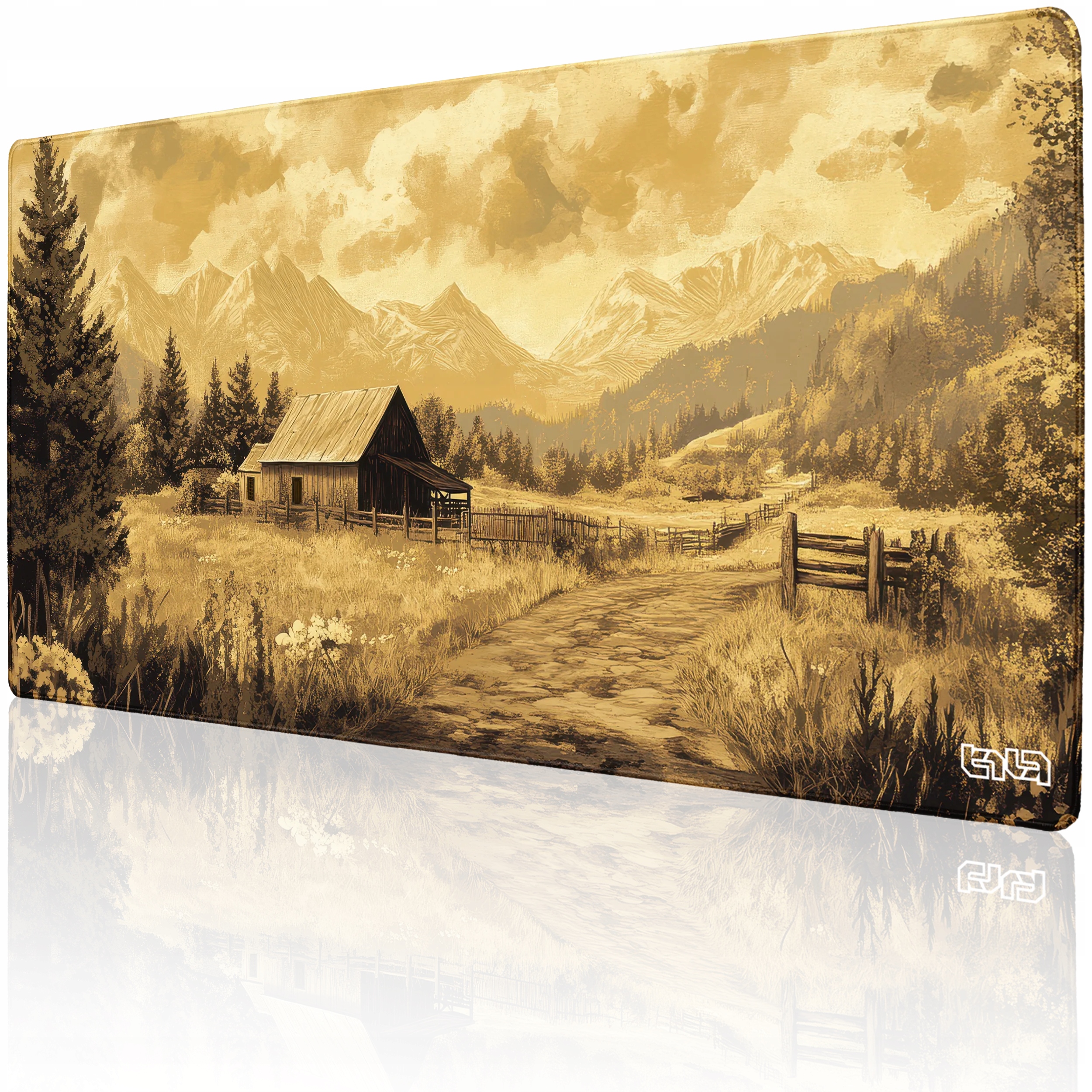 Podkładka Pod Mysz Myszkę Dzikie Prerie 100x50 Tilt Na biurko Wytrzymała