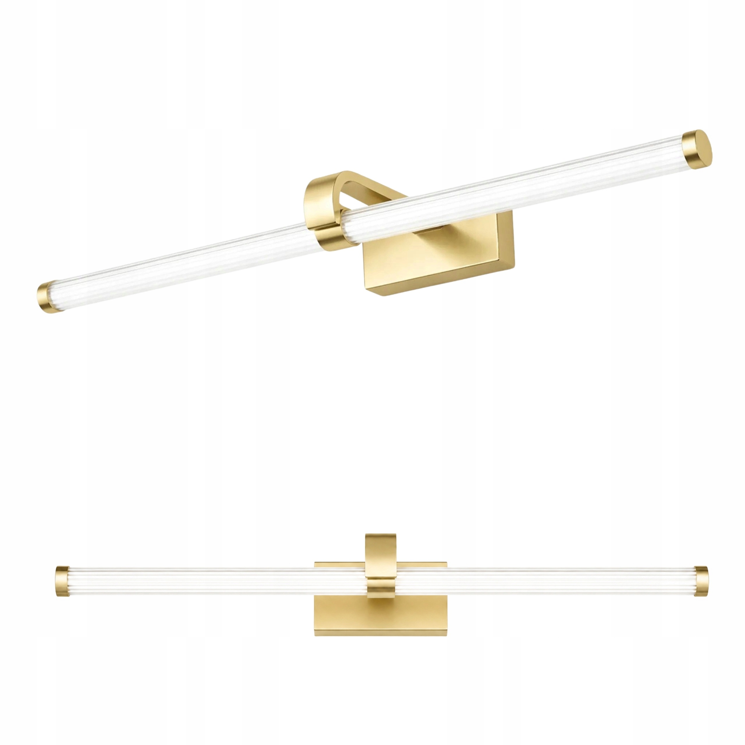 Lineární nástěnné svítidlo 60 cm zlaté Led neutrální bílé 13 W do koupelny Toolight