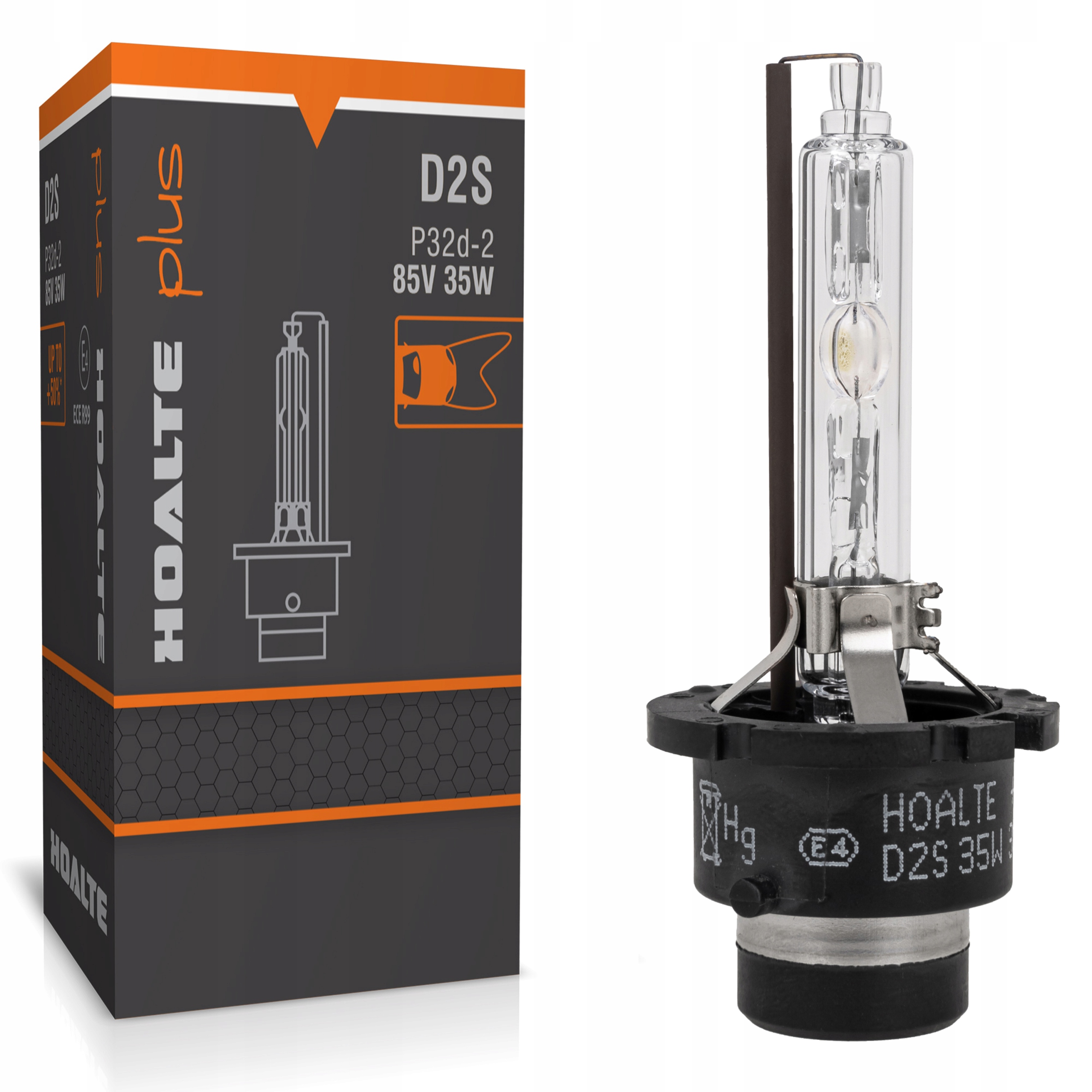Żarówka D2S Ksenon Żarnik Xenon 5000K Palnik Hoalte P32d-2 +50% Homologacja