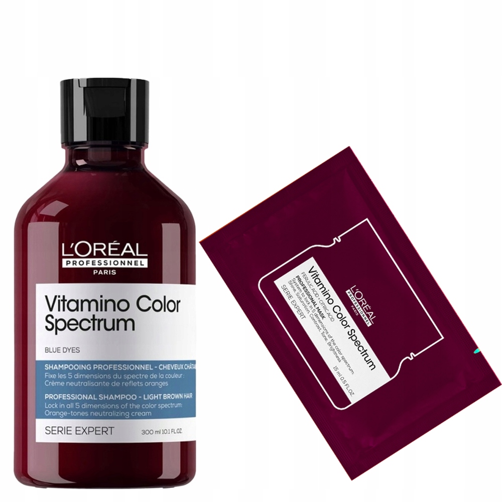 Loreal Vitamino Color Spectrum Blue neutralizační šampon 300 ml maska 15 ml