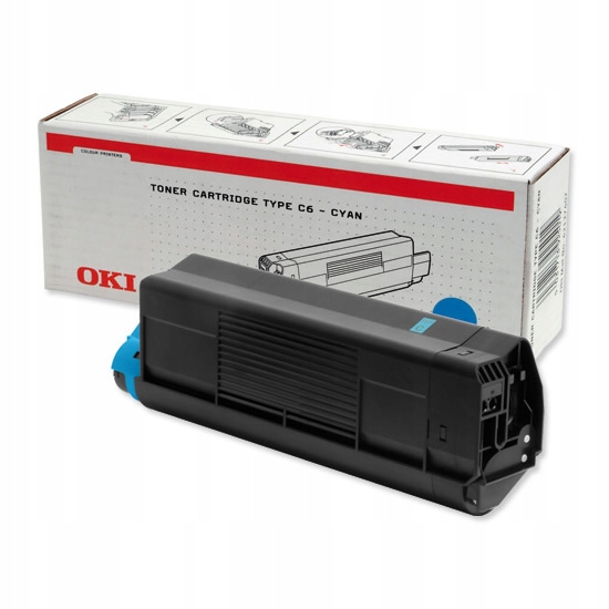 Toner Oki C5100 42127407 C Originál Cyan C5200 C5300 C5400
