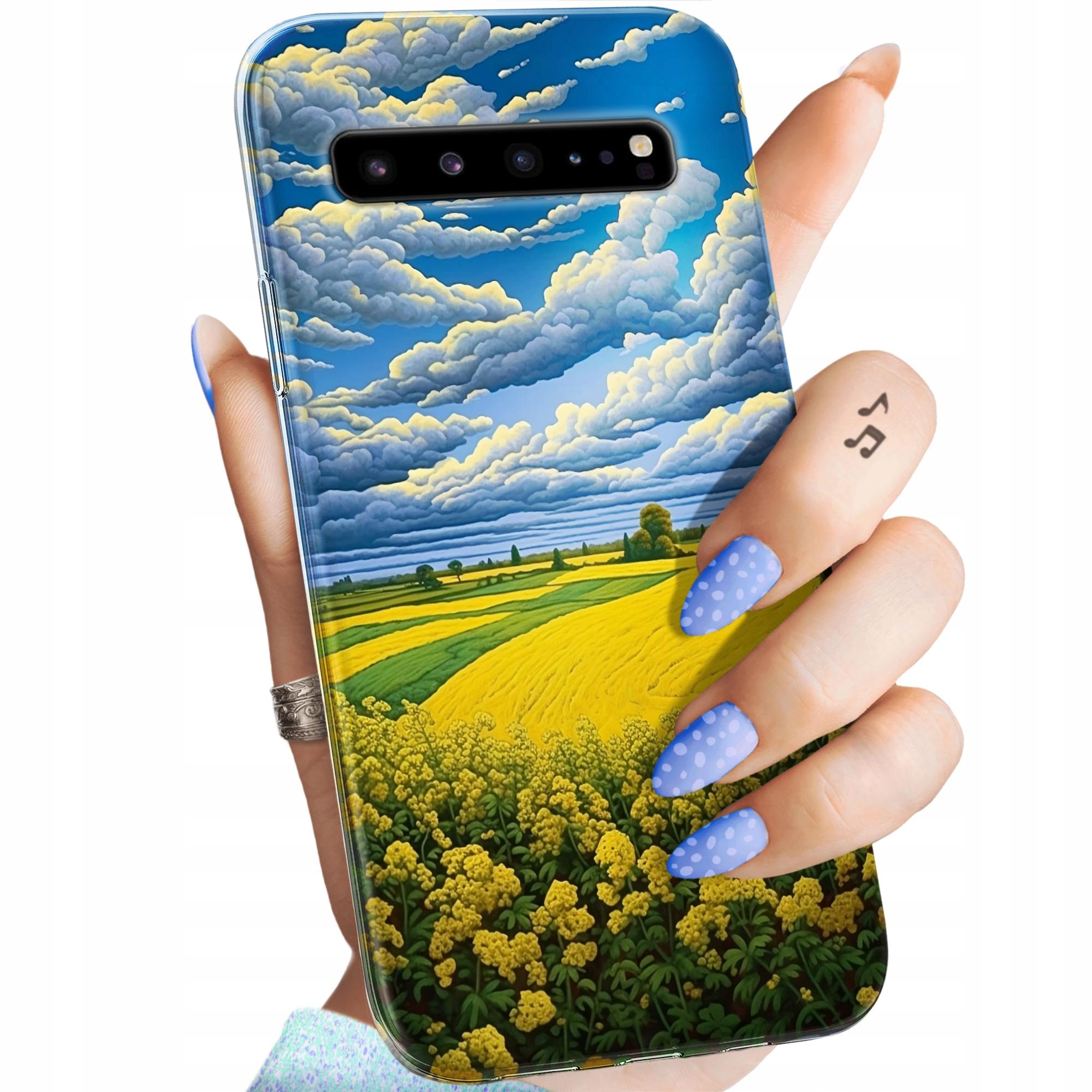 Etui Do Samsung Galaxy S10 5G Chmury Niebo Błękit Obudowa Pokrowiec