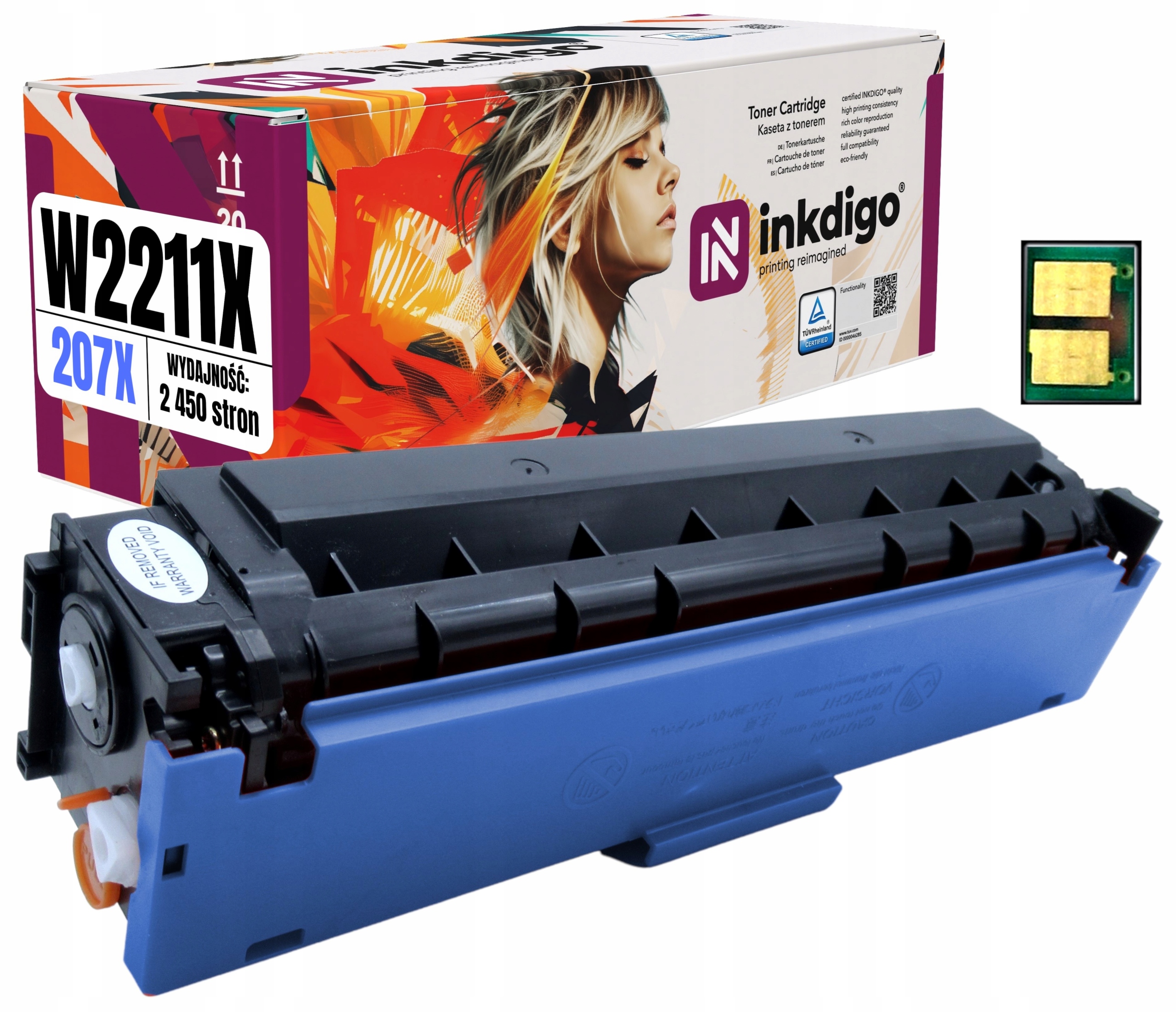 W2211X Náhradní toner pro Hp Laserjet M 255 282 283