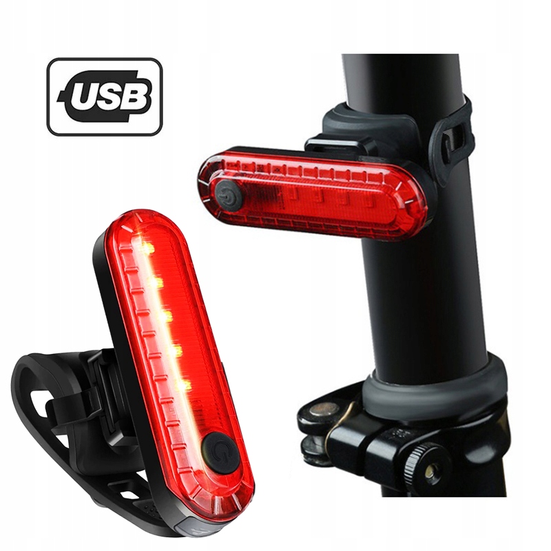 LAMPKA ROWEROWA oświetlenie rowerowe LED USB PRZÓD TYŁ ROWER 12 000mAh MOC Liczba trybów świecenia 13
