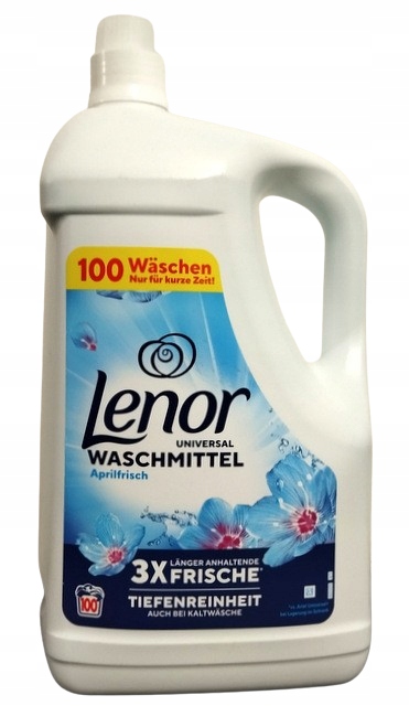 Lenor żel do prania tkanin universal aprilfrisch 100 prań 5 L Orignal