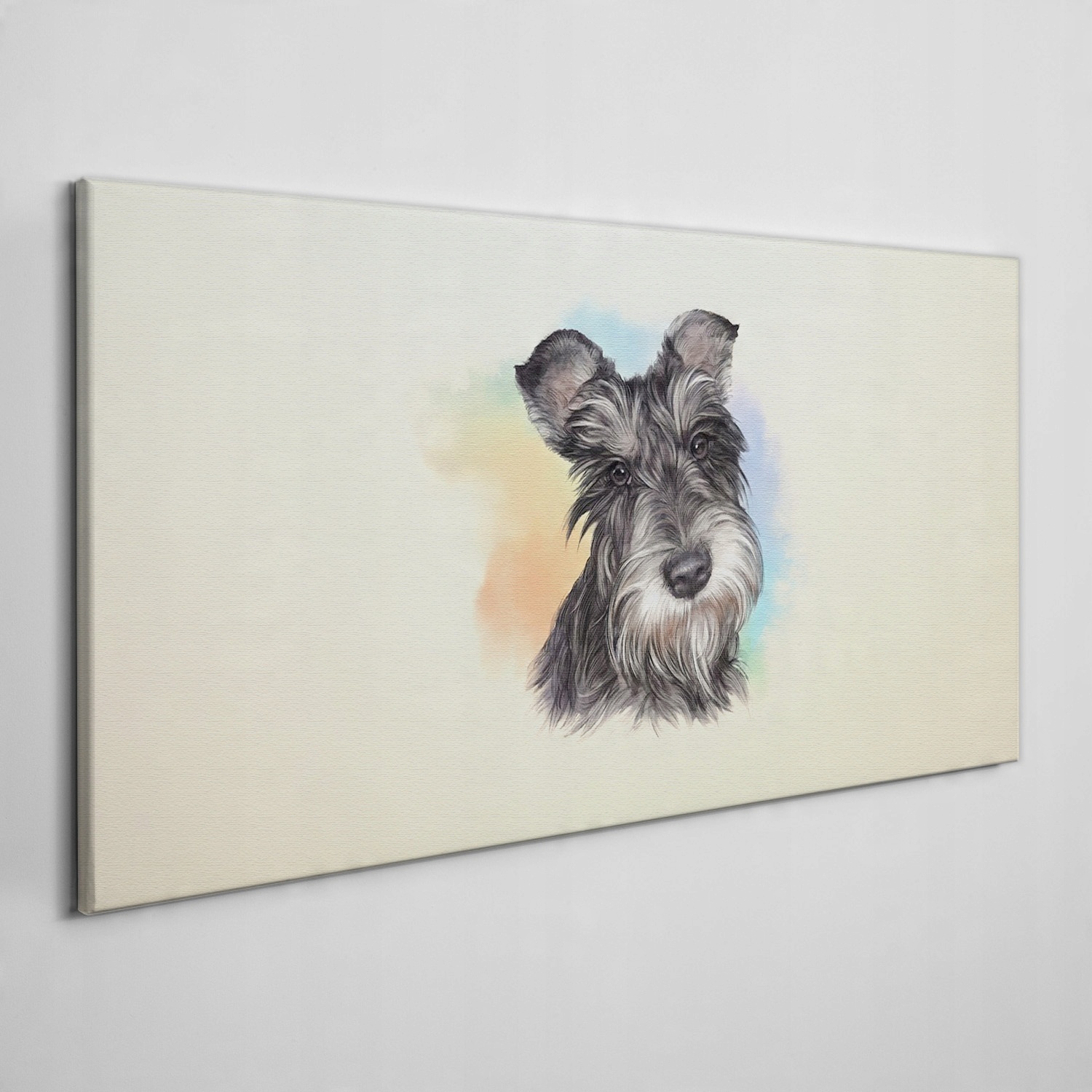 

Obraz na płótnie Malarstwo zwierzę pies 140x70 cm
