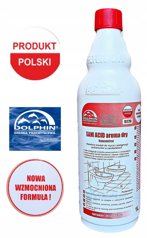 

Silny Kwas Do Czyszczenia Toalet Armatury Wc 1 L
