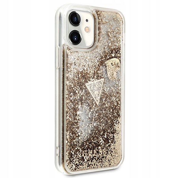 Etui GUESS Brokatowe pokrowiec Glitter Charms do iPhone 11 / Xr, case Materiał metal