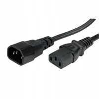 

Kabel zasilający do monitora C13/C14 1.8m czarny