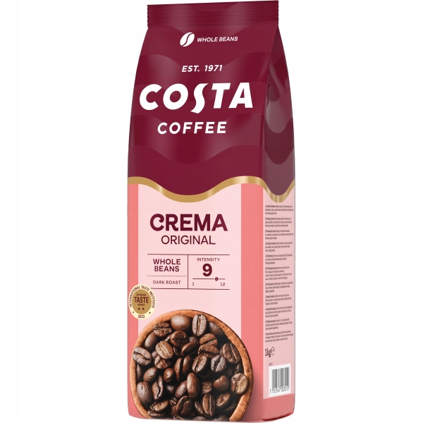Kawa Ziarnista Costa Coffee Crema Blend 1kg