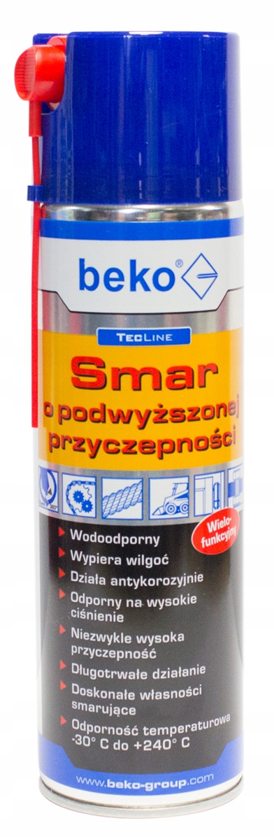 

Beko Smar o podwyższonej przyczepności 500 ml