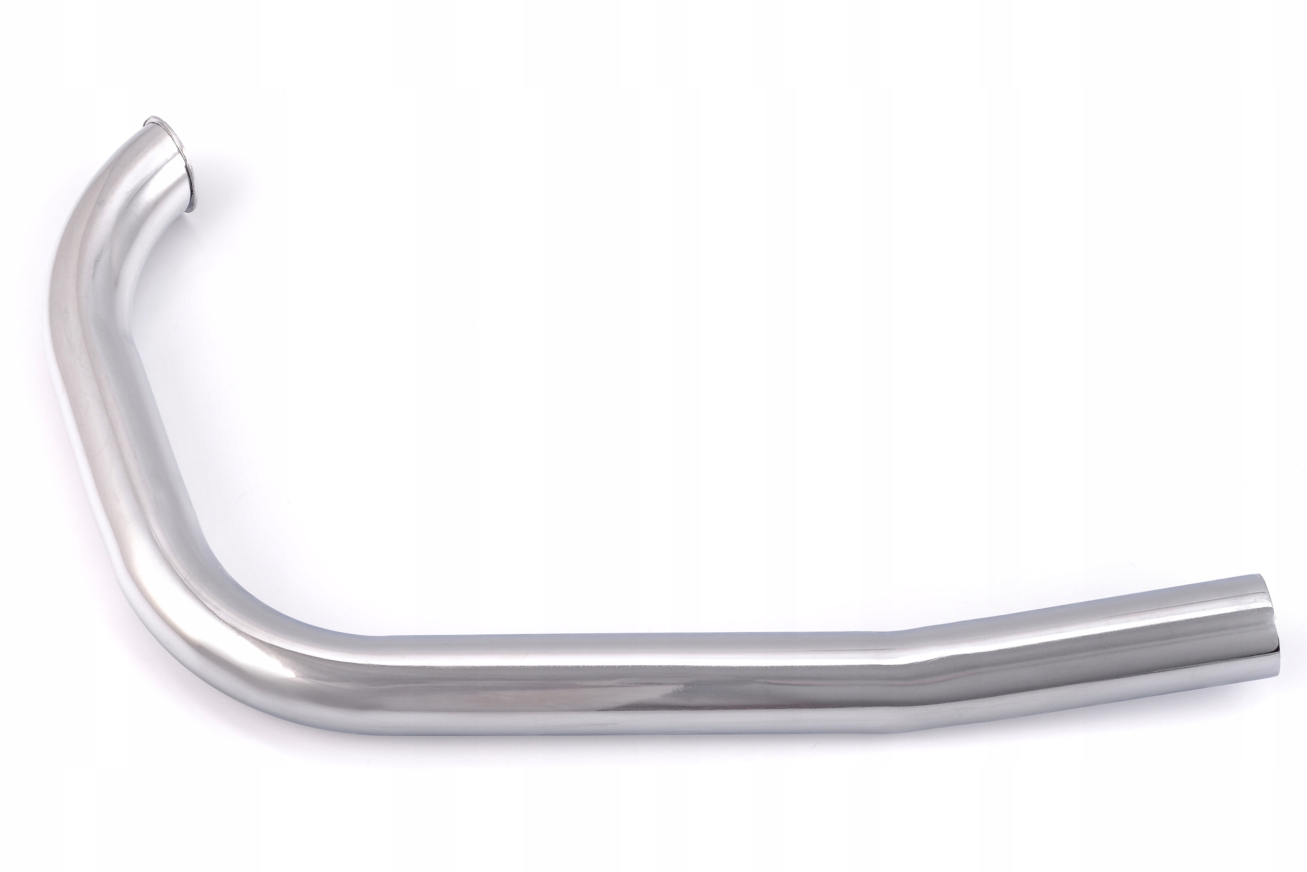 Kolanko wydechowe chrom WSK 125 B3 jednoramówka średnica 35 mm Producent Venbo