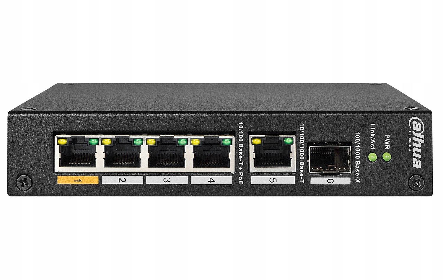 

Switch Poe PFS3106-4ET-60-V2 4 Porty Poe Dahua Sfp