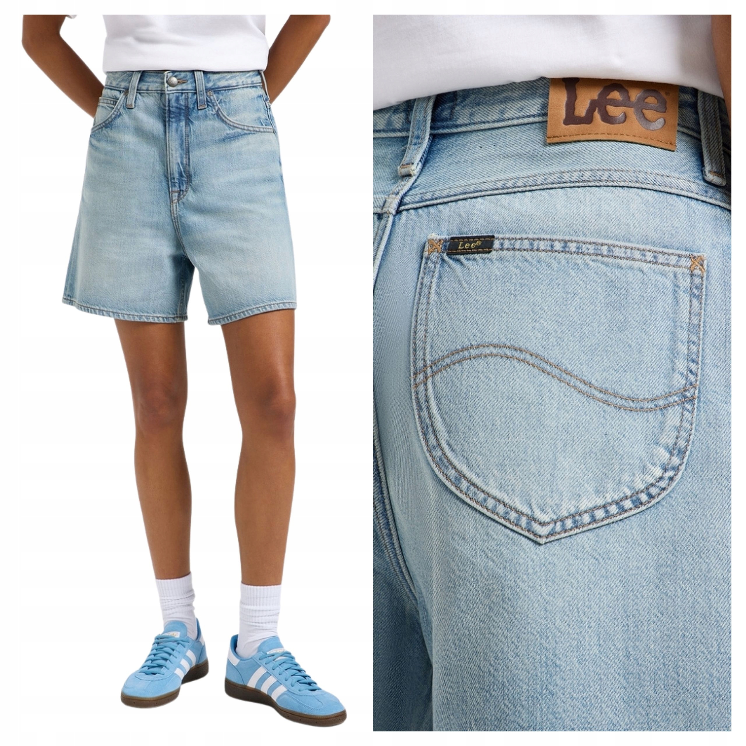 Dámské šortky Lee Carol Short Regular Fit Dark Retreat W30