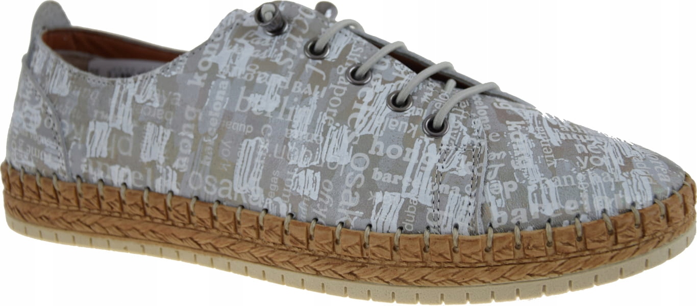 Dámské Boty Espadrilky Polobotky Šněrovací 50C1030 R38