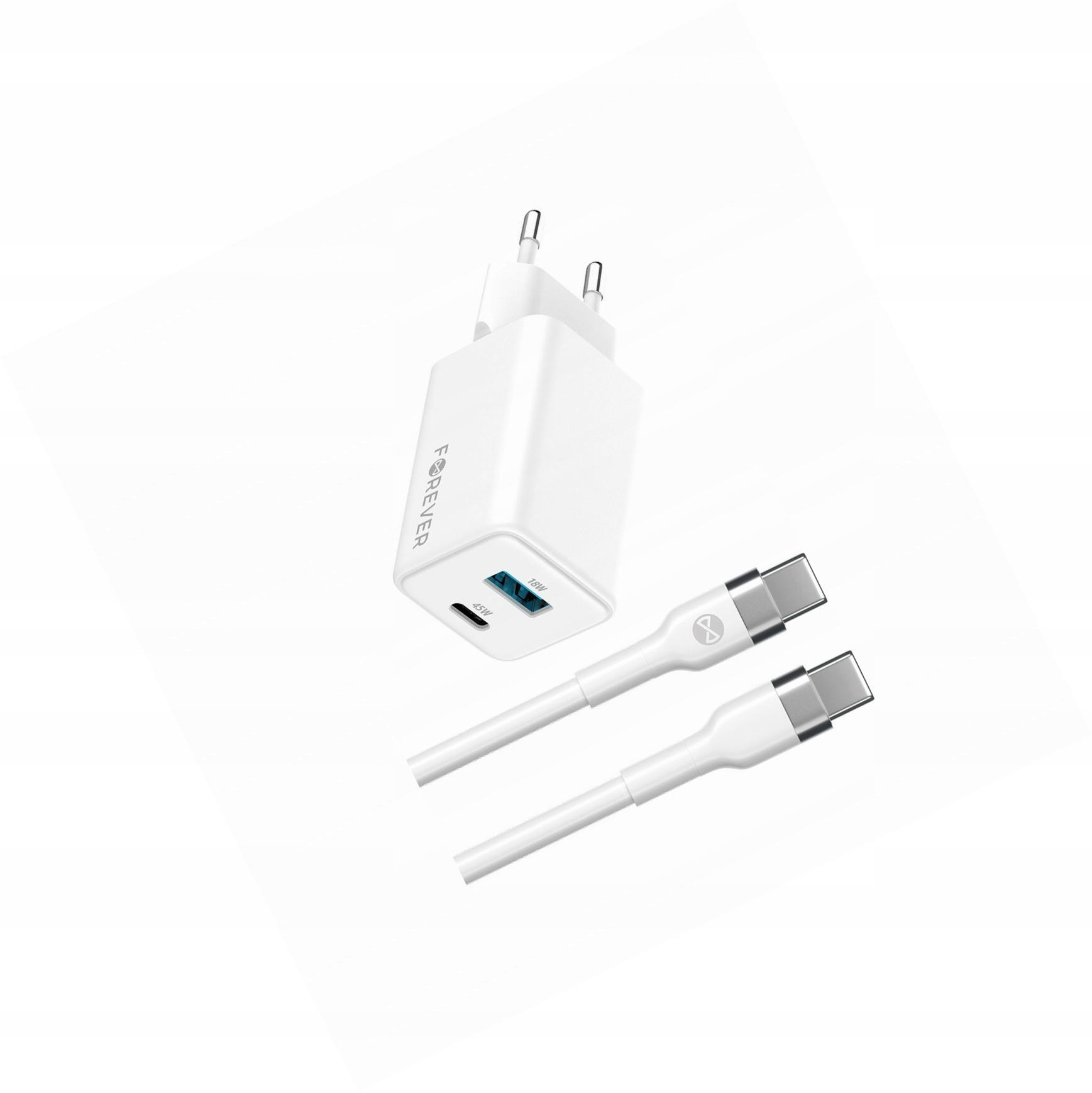 Szybka ładowarka GaN 45W Usb-c z kablem do Sony Xperia 10 III