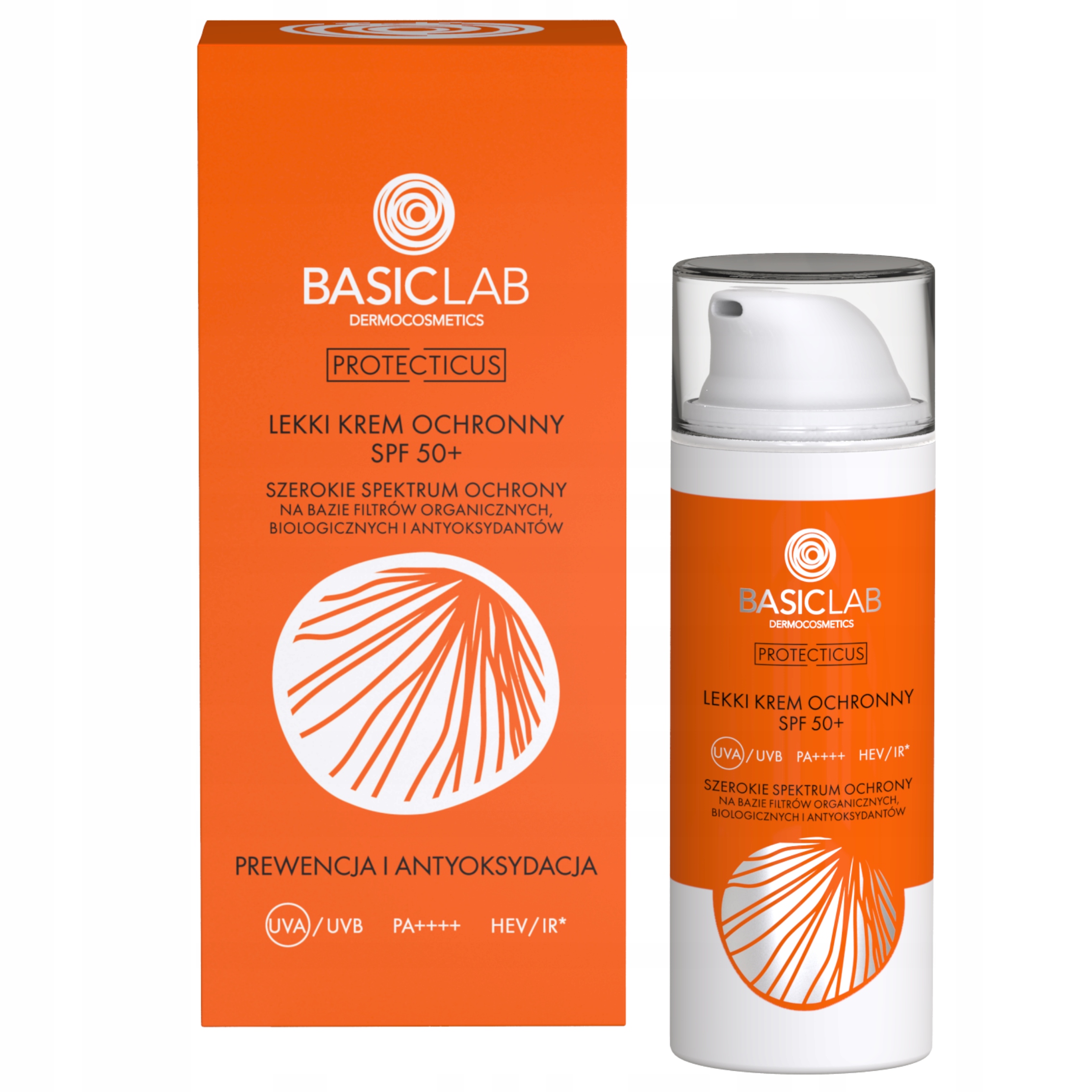 

Basiclab Lekki Krem Ochronny SPF50+ Prewencja