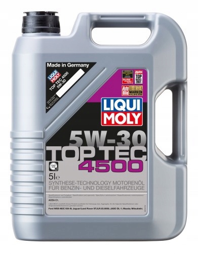 LIQUI MOLY OLEJ 5W30 TOP TEC 4500 5L
