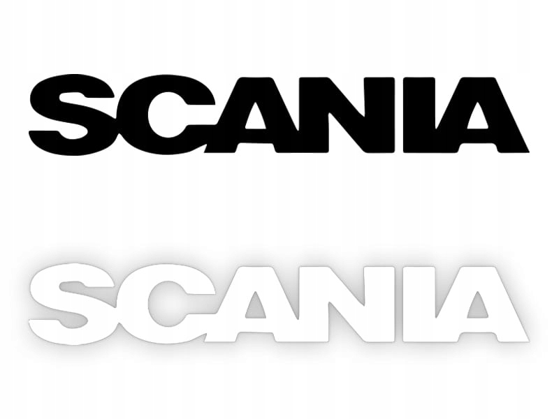 SCANIA - Naklejka na samochód na auto KOLOR
