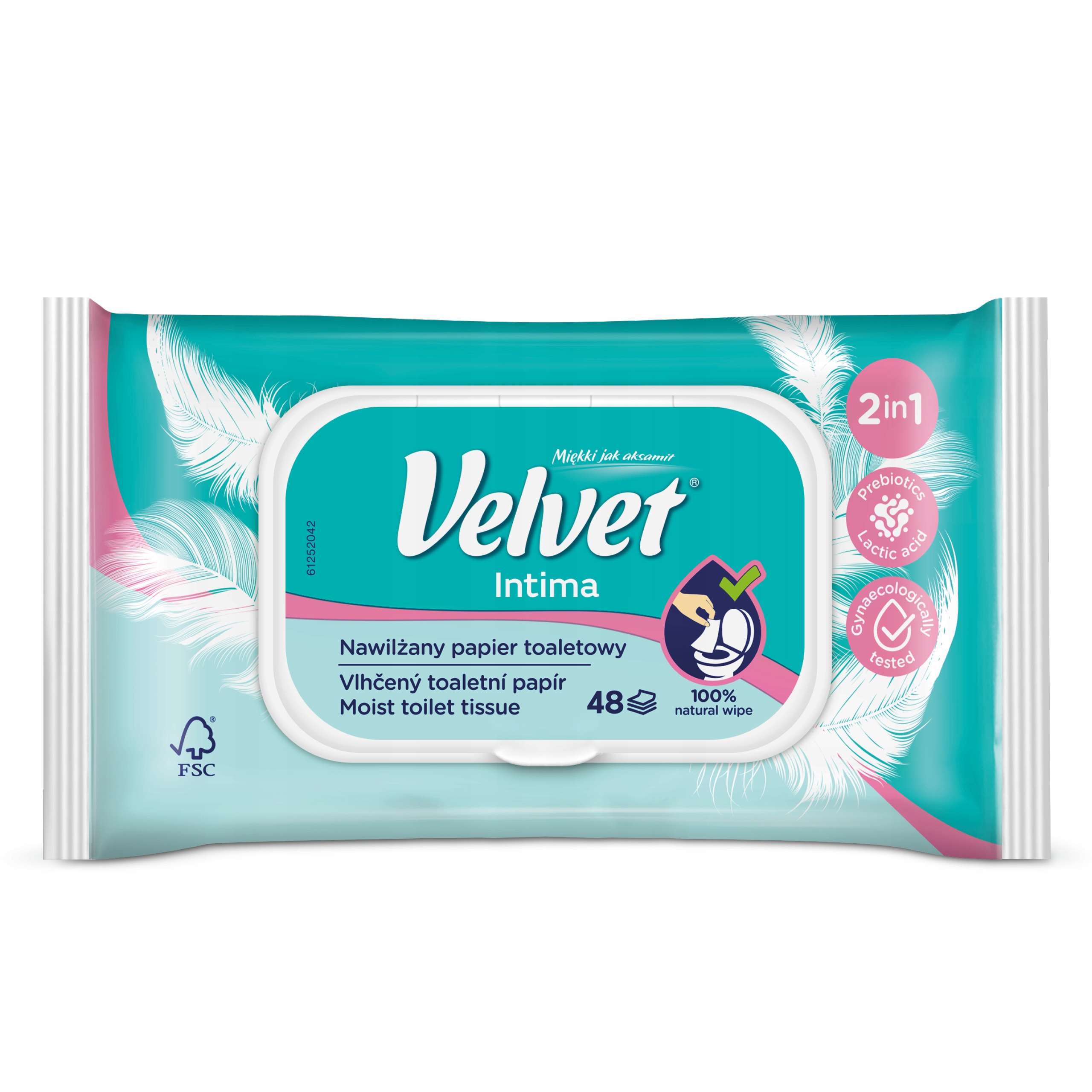 

Velvet papier toaletowy nawilżany Intima 1 szt
